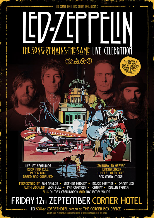 led zeplin on tour