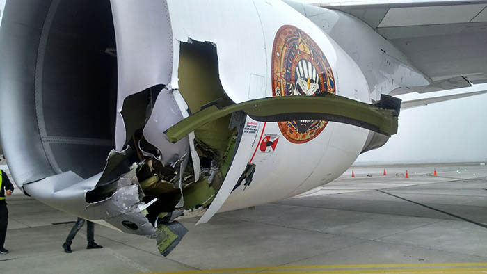 Iron Maiden Ed Force One Plane Badly Damaged In Chile Noise11 Com