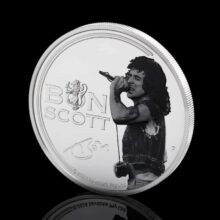 Bon Scott Perth Mint coin