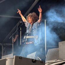 Andrew Stockdale of Wolfmother at One Electric Day photo by Winston Robinson