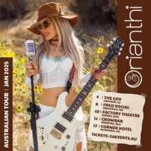 Orianthi Australian tour